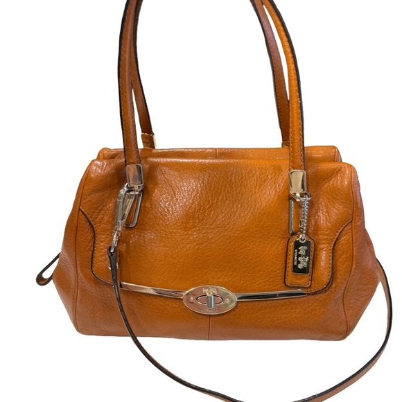 COACH MADISON MADELINE LEATHER EAST/WEST SATCHEL Crossbody G-1394- 25169 - Picture 1 of 16